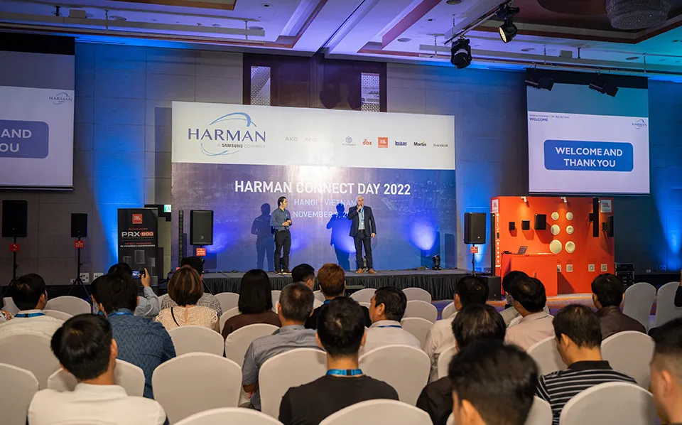 Harman ra mắt toàn bộ dải sản phẩm âm thanh và ánh sáng chuyên nghiệp ở Việt Nam